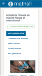 Mobile Screenshot of emploi-finance.mathfi.com