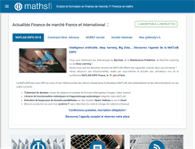 Tablet Screenshot of emploi-finance.mathfi.com